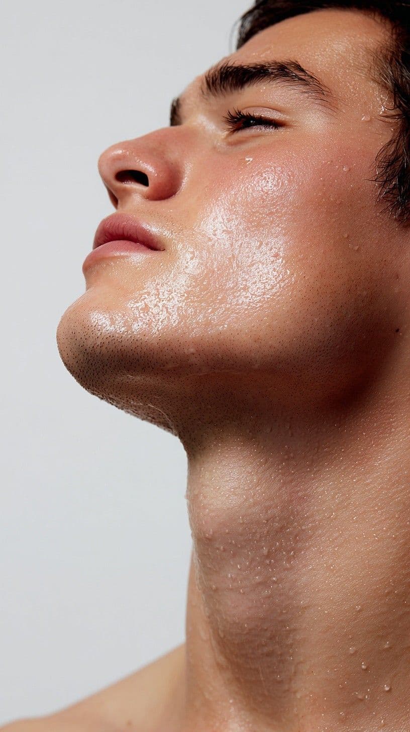 A close-up of healthy, hydrated skin — the kind of long-game outcome a sequenced plan delivers.